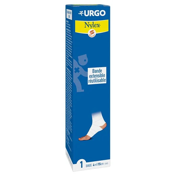 Urgo NYLEX - Bande Extensible, 1 bande 4mx15cm