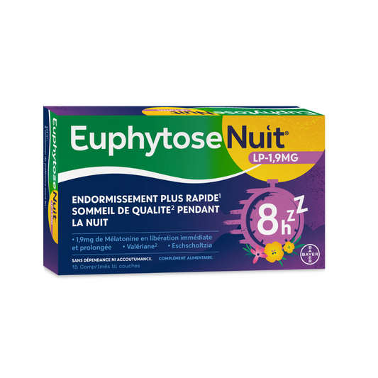 Euphytose Nuit LP 1,9 mg – 15 Comprimés