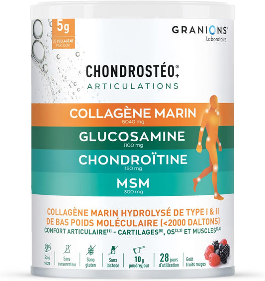 Granions Chondrosteo + Collagène Marin – Poudre – 28 jours
