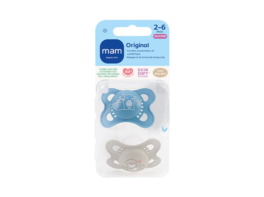 MAM 2 Sucettes Original Tendance 2‑6 mois