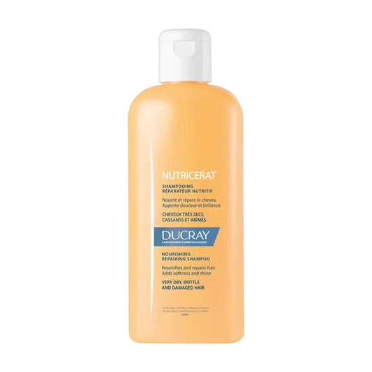 Ducray NUTRICERAT - Nourishing Repair Shampoo - Very Dry, Brittle and Damaged Hair, 200ml