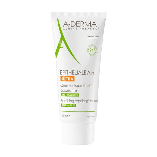 A-derma EPITHELIALE A.H ULTRA - Crème Réparatrice Apaisante Anti-Marques - Visage et Corps - Peaux Fragilisées, 100ml