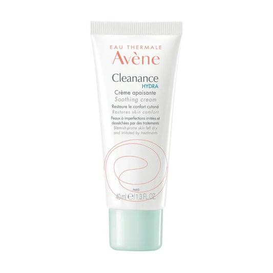 Avène CLEANANCE HYDRA - Crème Apaisante - Visage - Peaux à Imperfections Irritées et Desséchées, 40ml