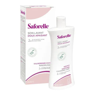 Saforelle – Soin Lavant Doux – Irritations & Quotidien – 500 ml