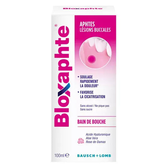 Bloxaphte – Bain de Bouche Aphtes & Lésions Buccales (Acide Hyaluronique) – 100 ml