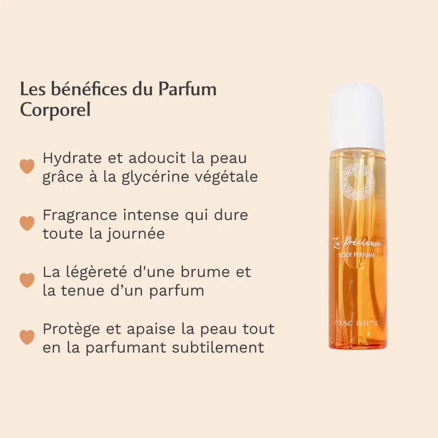 Musc Intime Parfum Corps – Amber Flower (La Précieuse)