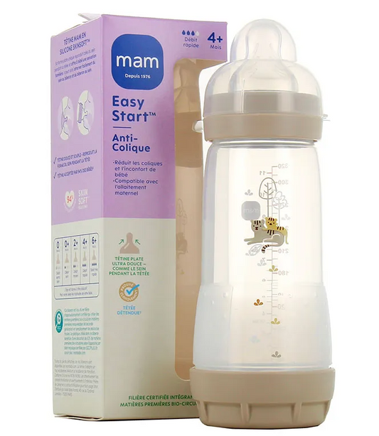 MAM Easy Start Anti‑Colic Biberon 320 ml Sable 4+ mois