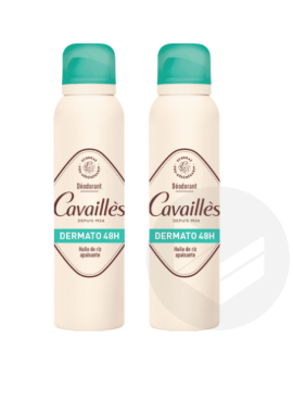 Déodorant Dermato 48h Spray 2x150ml Rogé Cavaillès