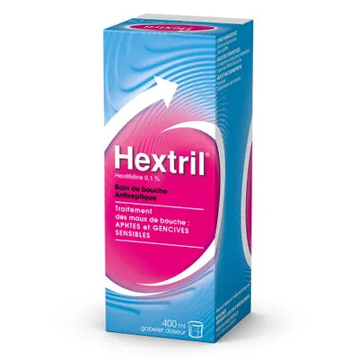 Hextril® – Bain de Bouche à l’Hexétidine 0,1 % – 400 ml