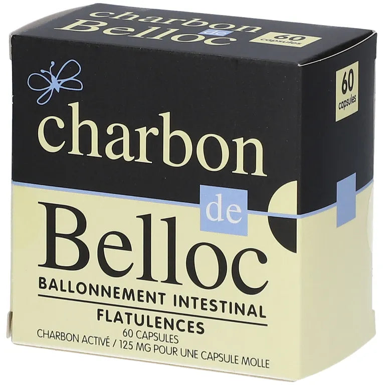 Charbon de Belloc – 36 ou 60 capsules (boîte métal)