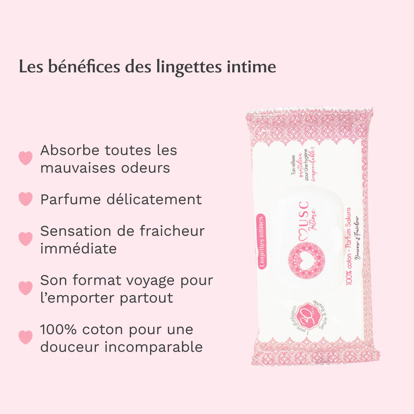 Musc Intime Lingettes Intimes – Sakura