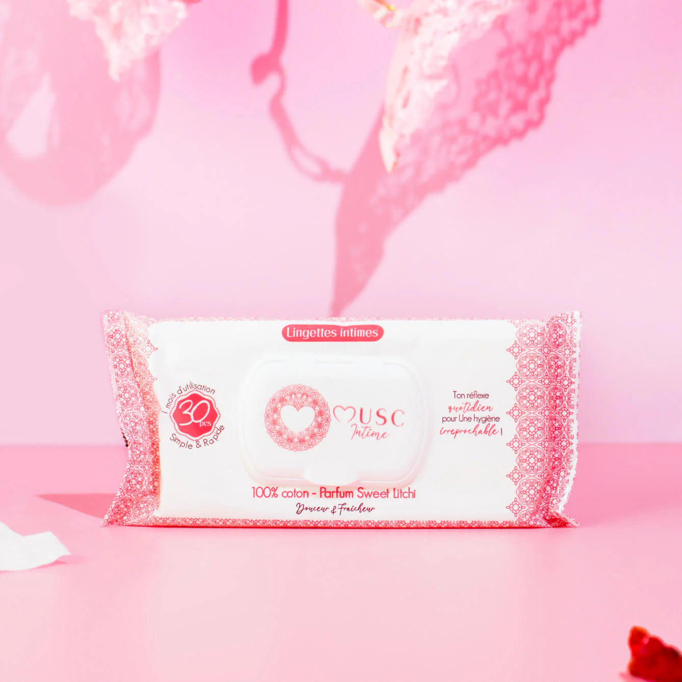 Musc Intime Lingettes Intimes – Sweet Litchi