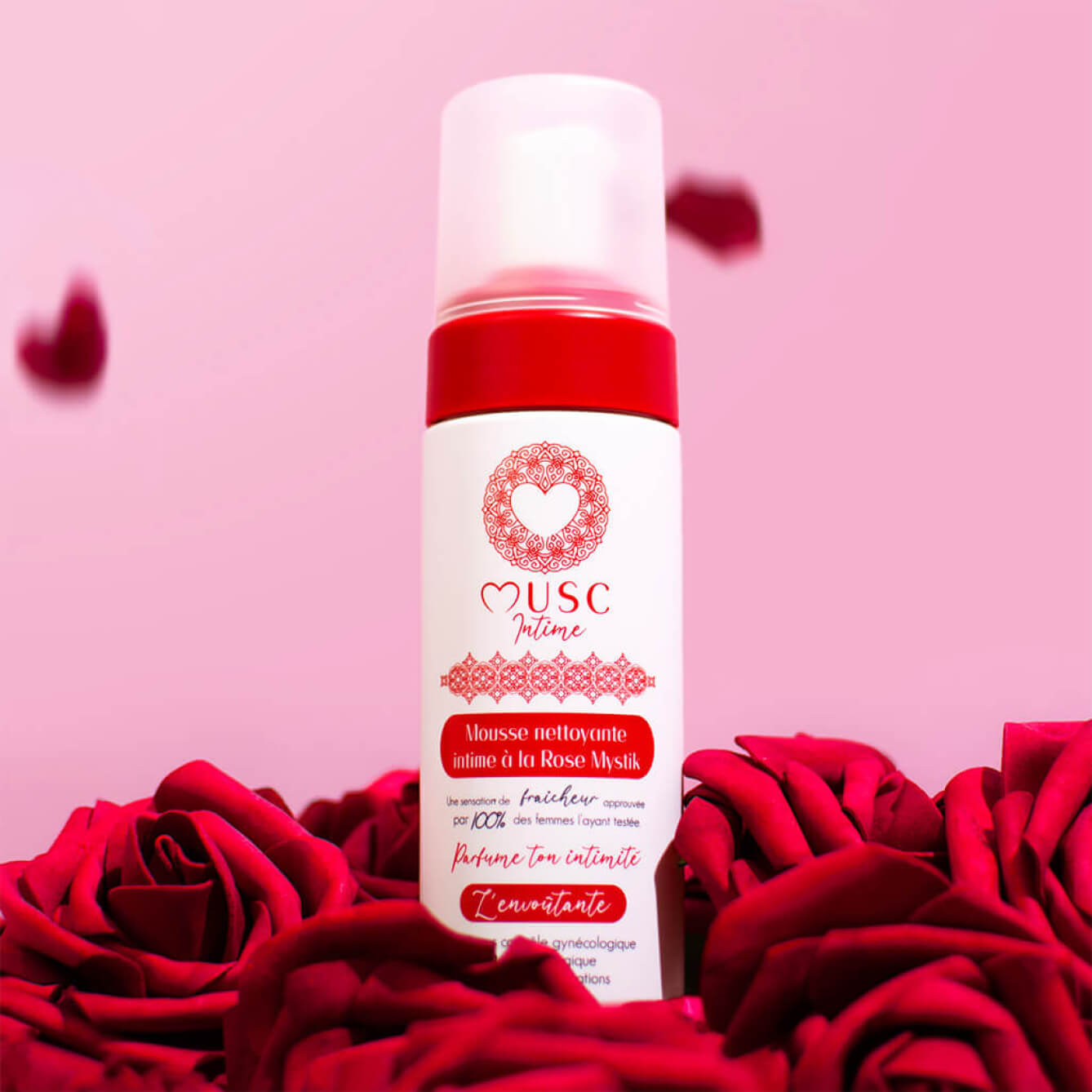 Musc Intime Mousse Intime Nettoyante – Rose Mystik (L’Envoûtante)