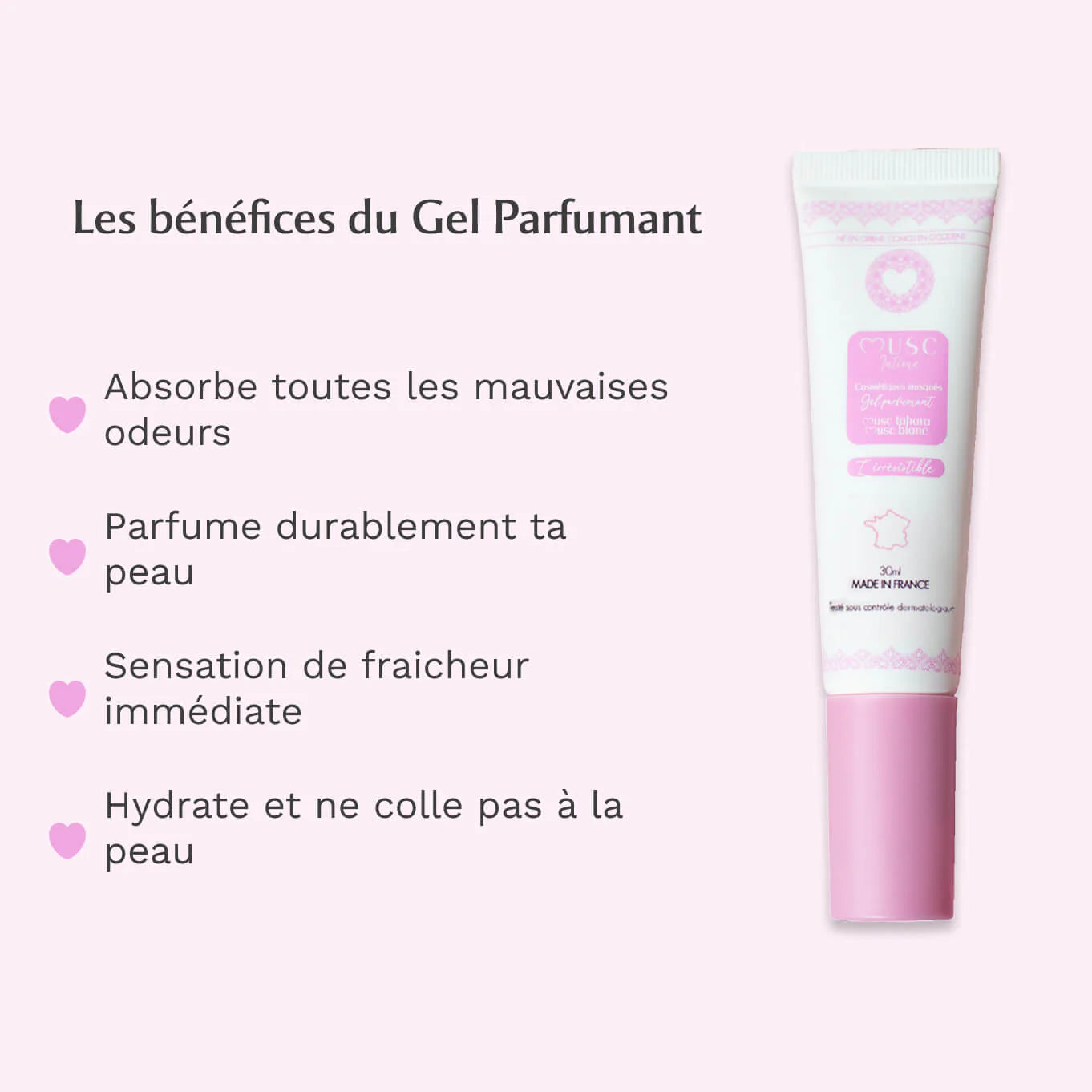 Musc Intime Gel Parfumant Intime – Musc Blanc (L’Irrésistible)