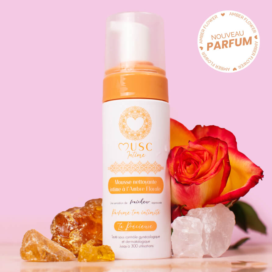 Musc Intime Mousse Intime Nettoyante – Musc Blanc (La Précieuse)