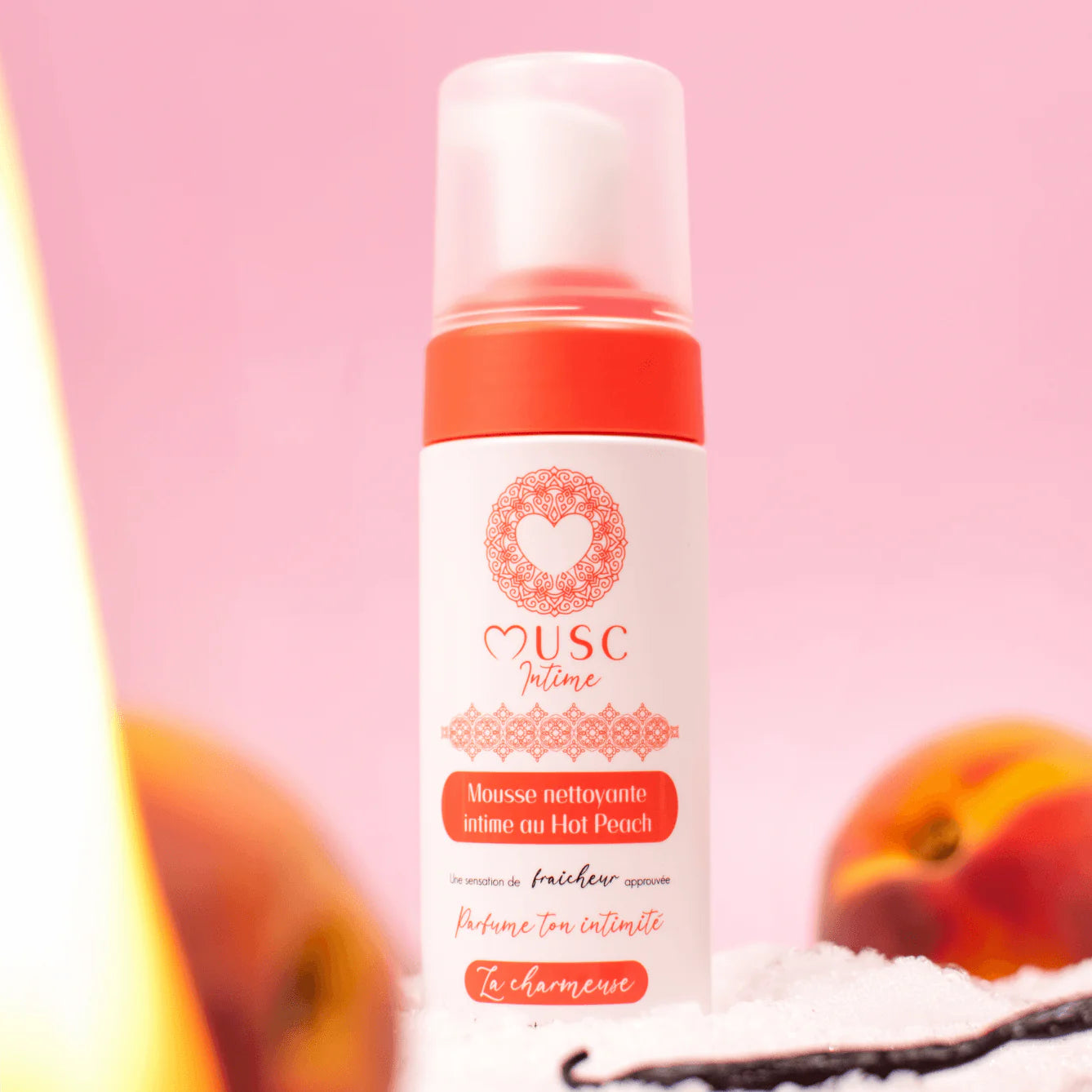 Musc Intime Mousse Intime Nettoyante – Hot Peach (La Charmeuse)