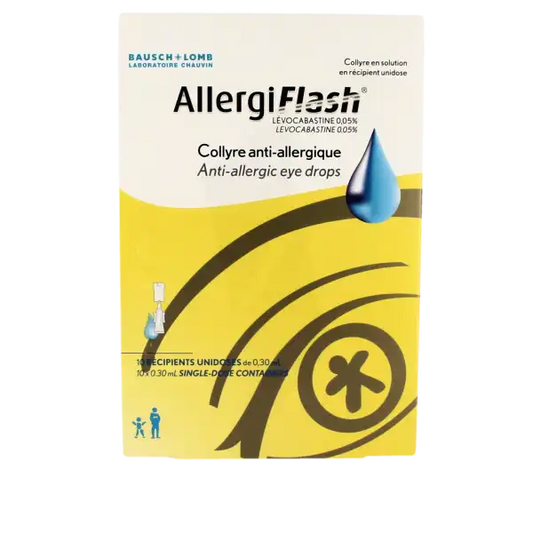 ALLERGIFLASH 0,05 % – Collyre en Solution – Récipient Unidose