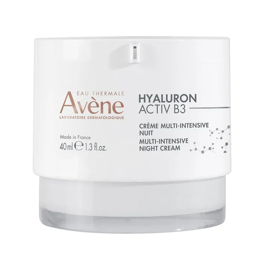Avène HYALURON ACTIV B3 - Crème de Nuit Multi-Intensive - Visage - Tous Types de Peaux, 40ml