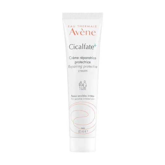 Avène CICALFATE+ - Crème Réparatrice Protectrice - Visage et Corps - Peaux Sensibles Irritées, 40ml