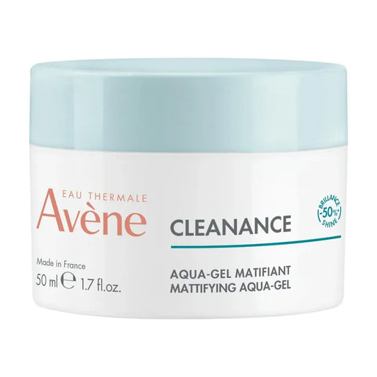 Avène CLEANANCE - Aqua-Gel Matifiant - Visage - Peaux Sensibles à Imperfections, 50ml
