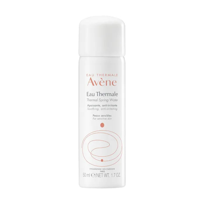 Avène EAU THERMALE - Spray Apaisant et Anti-Irritant - Visage et Corps - Peaux Sensibles, 50ml