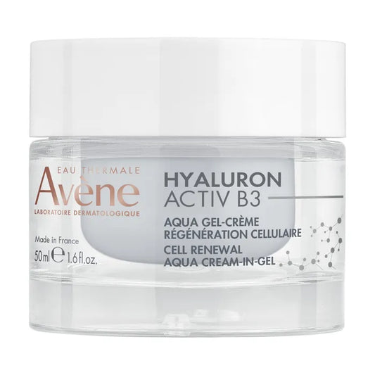 Avène HYALURON ACTIV B3 - Aqua Gel-Crème Régénération Cellulaire - Visage - Tous Types de Peaux, 50ml