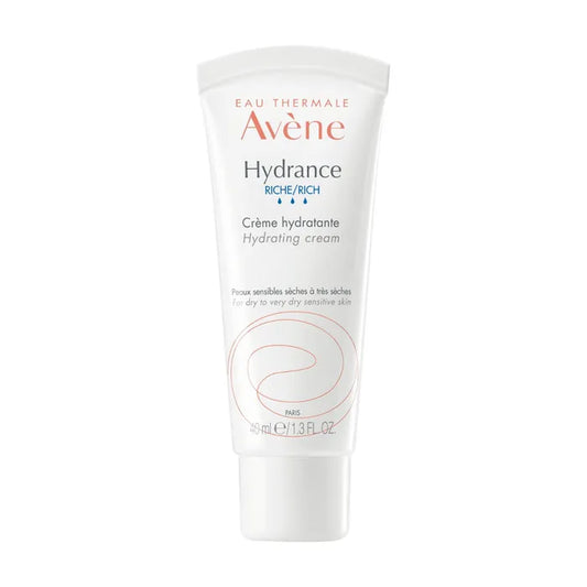 Avène HYDRANCE RICHE - Crème Hydratante - Visage - Peaux Sèches à Très Sèches, 40ml