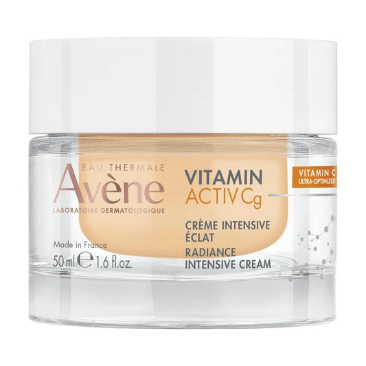 Avène VITAMIN ACTIV Cg - Crème Intensive Eclat - Visage - Tous Types de Peaux, 50ml