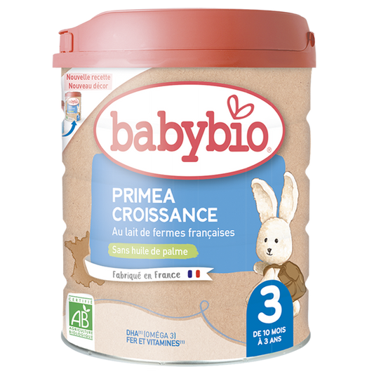 Babybio PRIMEA CROISSANCE - Lait de Croissance 3ème Âge Bio - De 10 mois à 3 ans, 800g