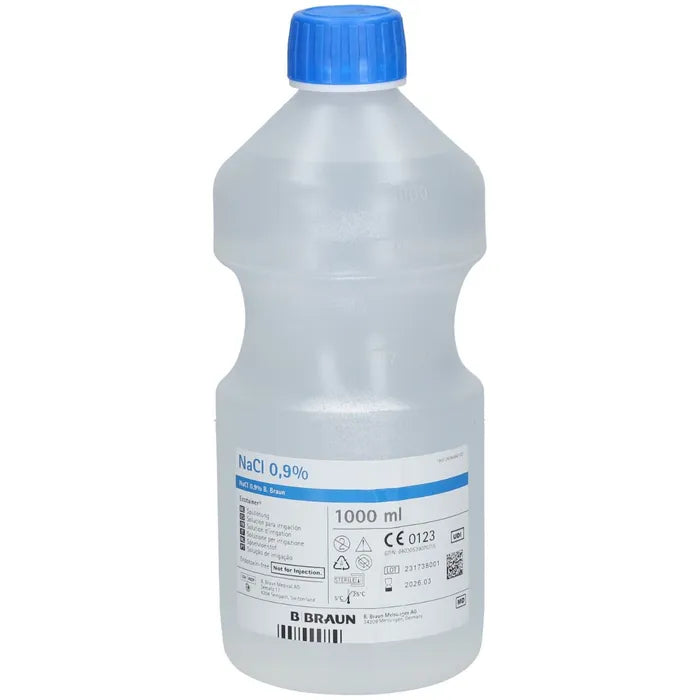 BLM Distribution Irrigation Solution - EcoTainer NaCL0.9%, 1L