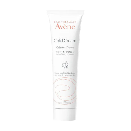 Avène COLD CREAM - Crème Nourrissante Hydratante Protectrice - Visage et Corps - Peaux Sensibles Très Sèches, 100ml