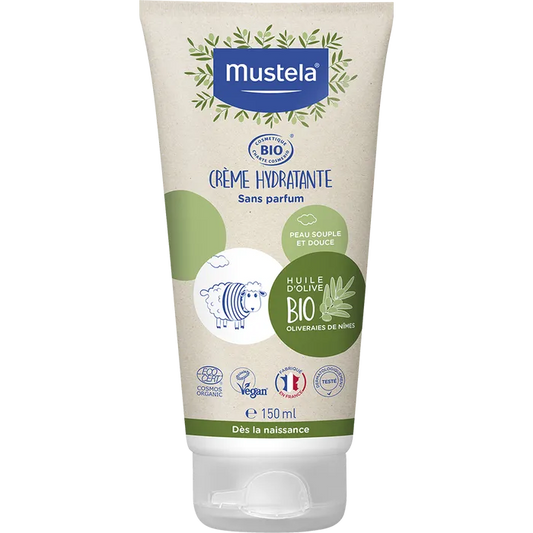 Mustela BÉBÉ - Crème Hydratante Bio, 150ml