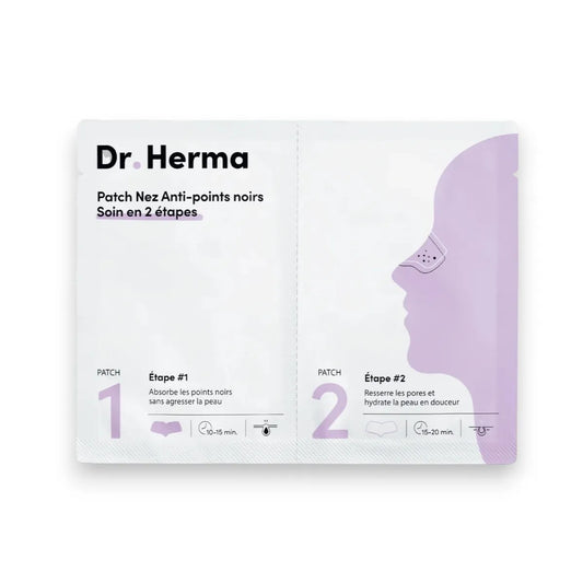 Dr. Herma - Patch Nez Anti-Points Noirs en 2 étapes