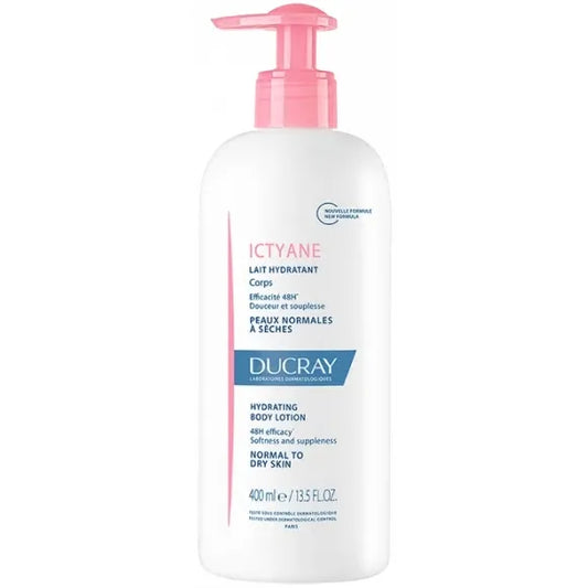 Ducray ICTYANE - Moisturizing Milk - Body - Normal to Dry Skin, 400ml