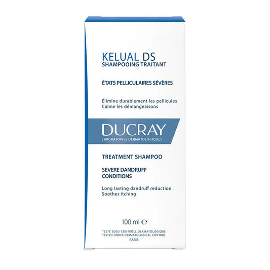 Ducray KELUAL DS - Anti-Dandruff Treatment Shampoo - Severe Itching, 100ml