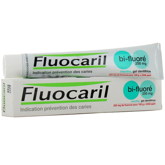 Fluocaril Bi‑Fluoré 250 mg – Gel menthe 75 ou 125 ml