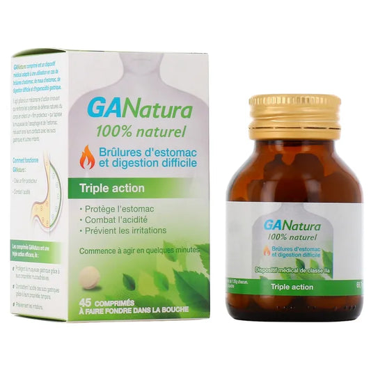 Boots Pharmaceuticals GANatura - Brûlures d'estomac et digestion difficile