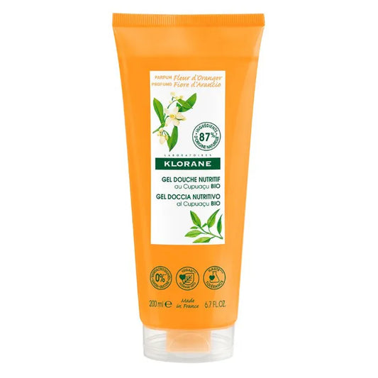 Klorane DOUCHE - Gel Douche Nutritif Fleur d'Oranger, 200ml