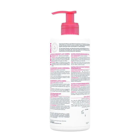 Topicrem ULTRA-HYDRATANT - Lait Corps - Peaux Sensibles et Sèches, 500ml