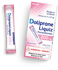 DOLIPRANELIQUIZ 200MG SACHET S/S12