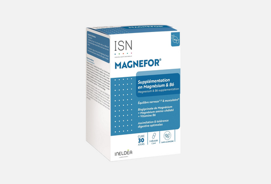 Ineldea Santé Naturelle – Magnefor Nervosité & Fatigue Musculaire - Boîte de 90 gélules
