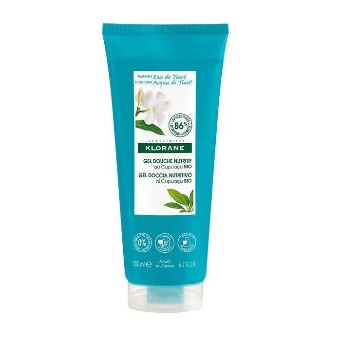 Klorane DOUCHE - Gel Douche Nutritif Eau de Tiaré, 200ml