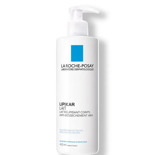 La Roche-Posay LIPIKAR - Lait Relipidant Corps Anti-Dessèchement, 400ml