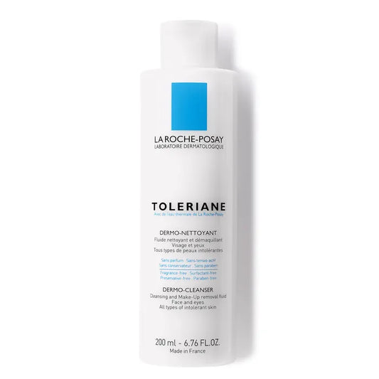 La Roche-Posay TOLERIANE - Fluide Dermo Nettoyant Démaquillant Visage et Yeux, 200ml