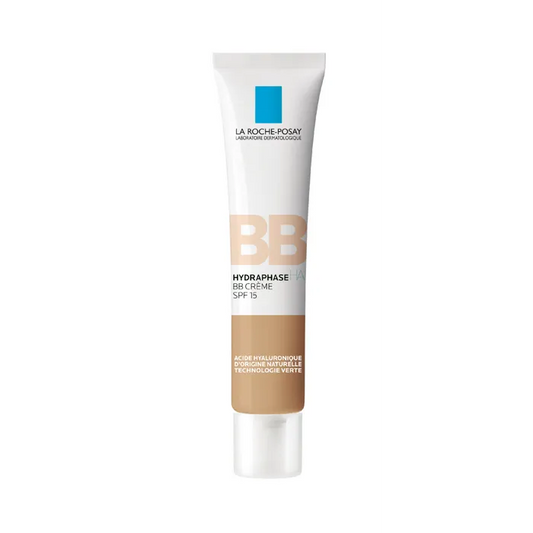 La Roche-Posay HYDRAPHASE HA - BB Crème SPF15 Hydratante Teinte Medium - Tous Types de Peaux, 40ml