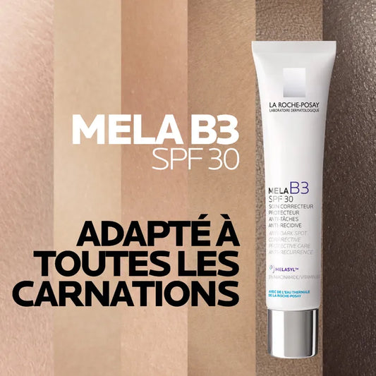 La Roche-Posay MELA B3 - Soin Correcteur Anti-Taches Anti-Récidive SPF30 Protecteur Visage, 40ml