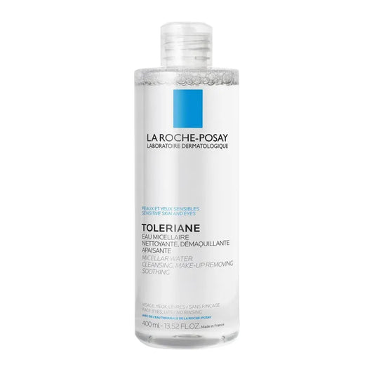 La Roche-Posay TOLERIANE - Eau Micellaire Démaquillante Nettoyante - Peaux Sensibles, Visage Yeux, 400ml