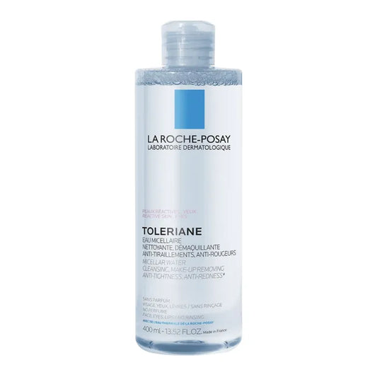 La Roche-Posay TOLERIANE - Eau Micellaire Démaquillante Nettoyante - Peaux réactives - Visage Yeux, 400ml