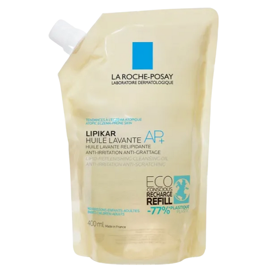 La Roche-Posay LIPIKAR AP+ - Recharge, Huile Lavante Peaux Tendance Eczema Atopique, 400ml