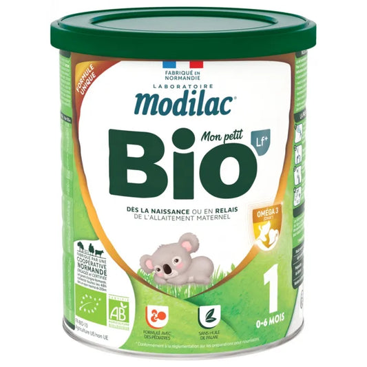Modilac MON PETIT BIO - Lait en Poudre Bio - De 0 à 6 mois, 800g